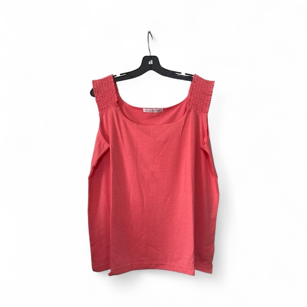 Coral Sleeveless Tank Top